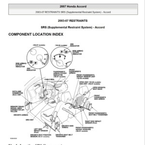 honda accord 2006 service repair manual