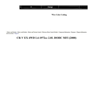 honda cr v 2000 2.0l dohc workshop manual