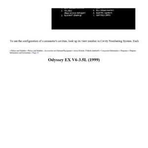 honda odyssey 1999 3.5l workshop manual