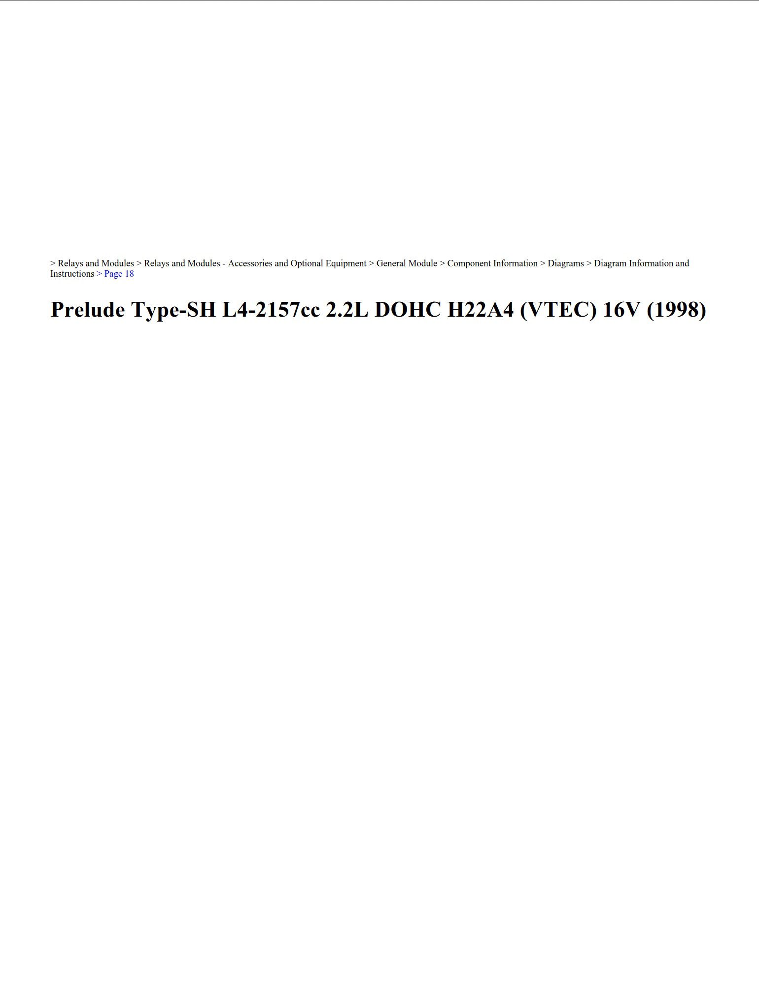 honda prelude 1998 2.2l dohc workshop manual