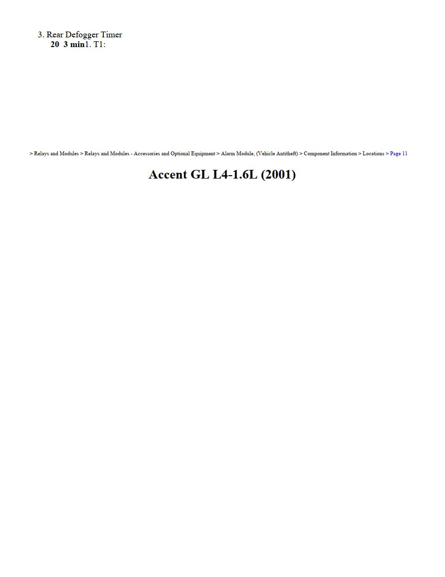 hyundai accent 2001 1.6l workshop manual
