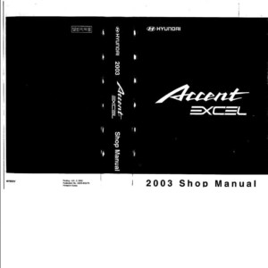 hyundai accent 2003 2005 workshop manual