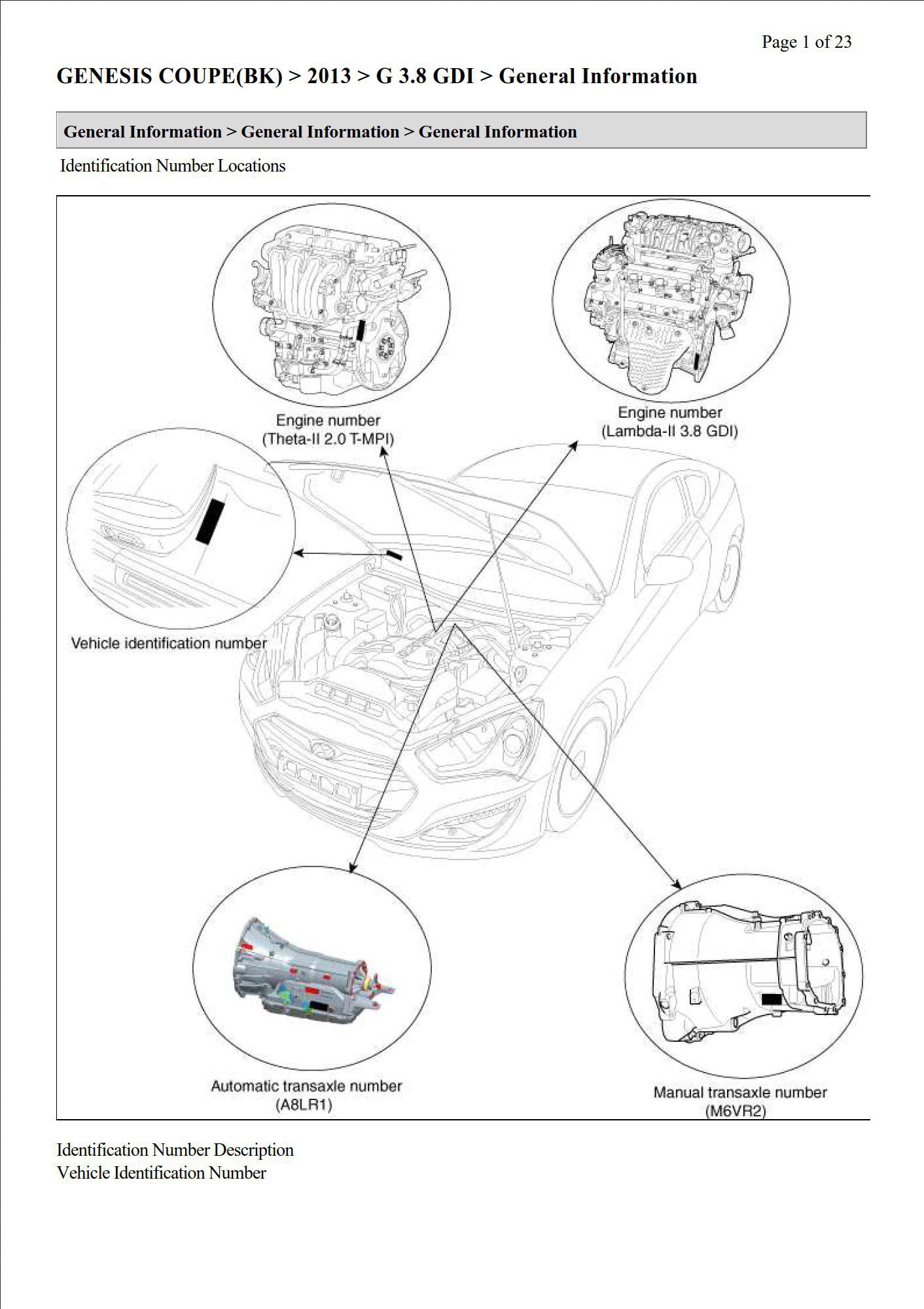 hyundai genesis 2013 3.8 gdi workshop manual