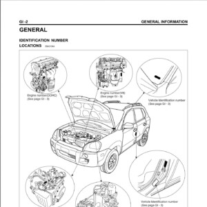 hyundai tucson workshop manual