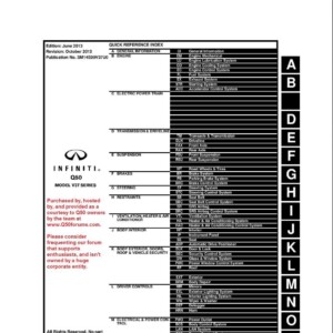 infiniti q50 2014 workshop manual