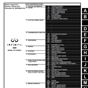 infiniti q50 2015 workshop manual