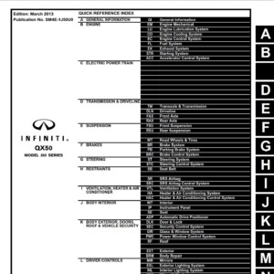 infiniti qx50 2014 workshop manual