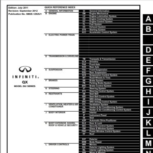 infiniti qx56 2012 workshop manual