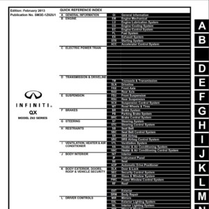 infiniti qx56 2013 workshop manual