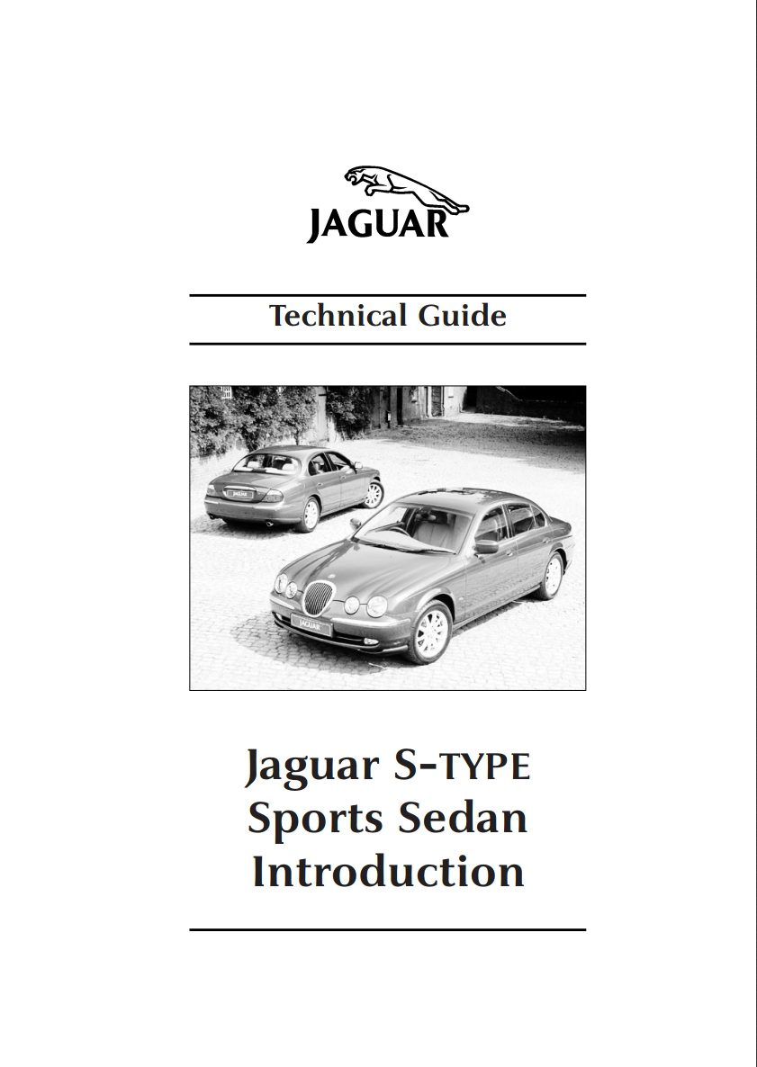 jaguar s type 1999 technical guide workshop manual