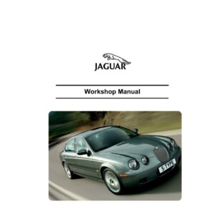 jaguar s type 2008 workshop manual