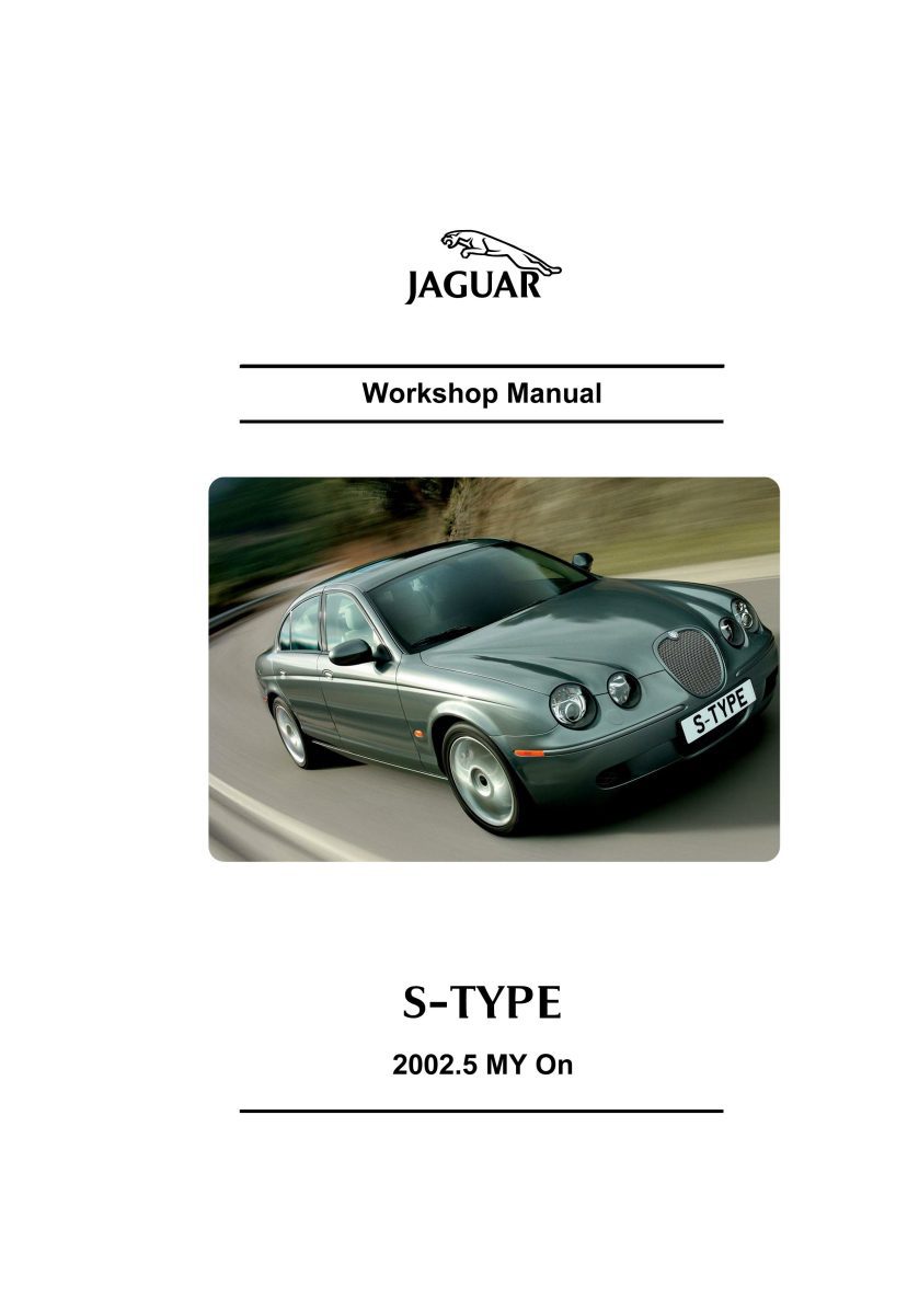 jaguar s type 2008 workshop manual