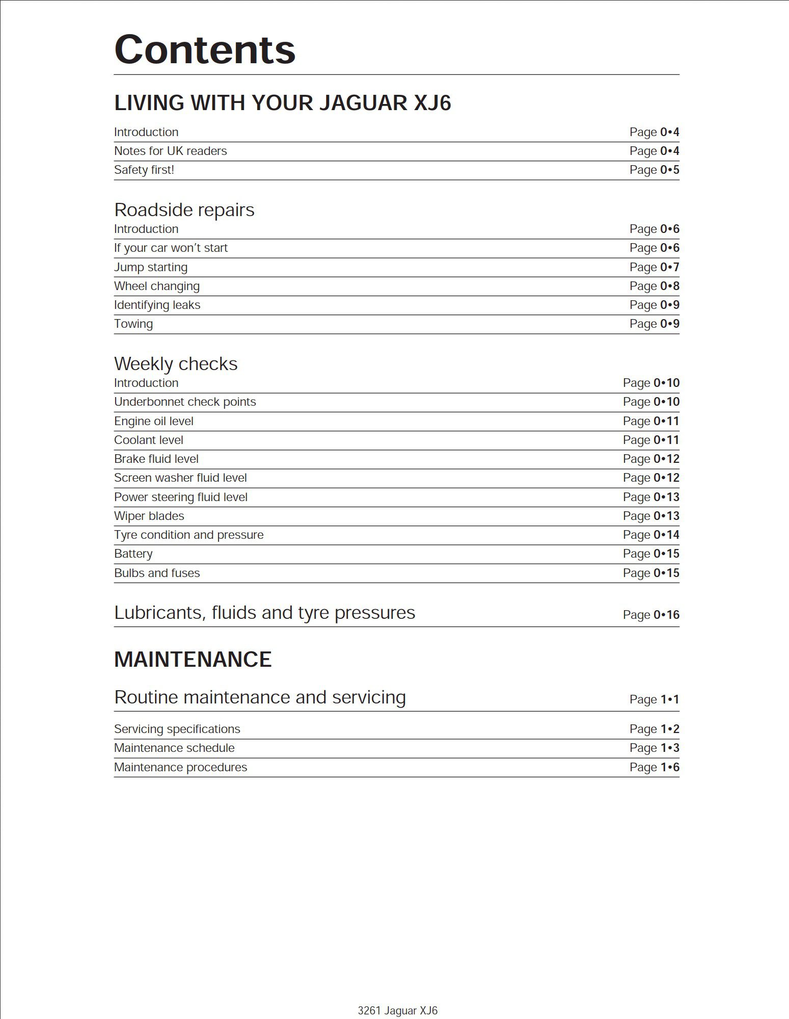 jaguar xj6 19997 workshop manual