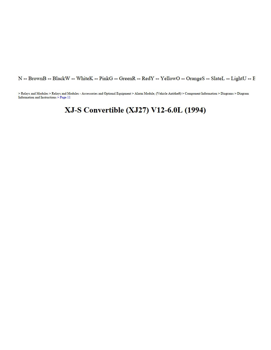 jaguar xjs 1994 convertible v12 6.0l workshop manual