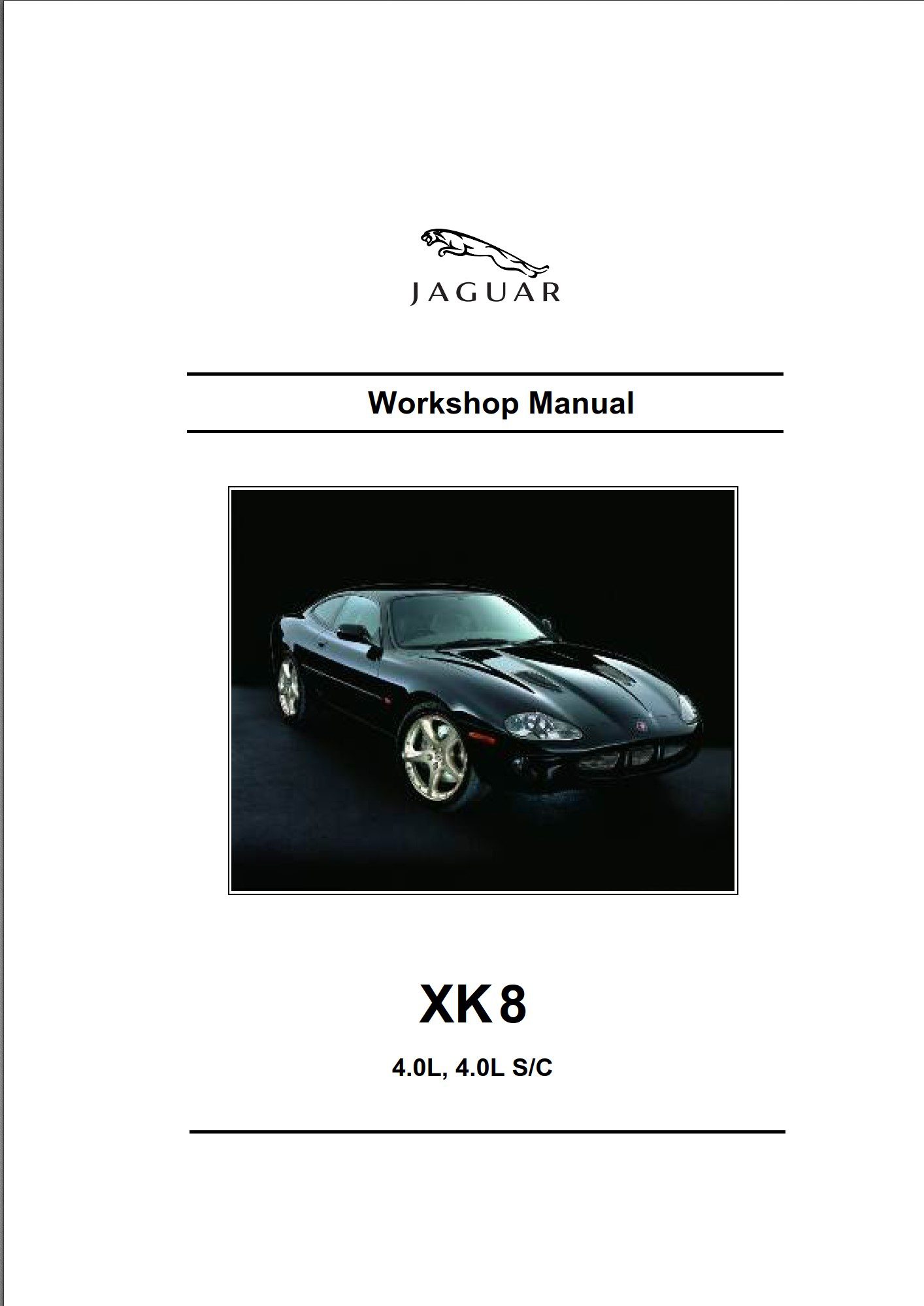 jaguar xk 1999 workshop manual