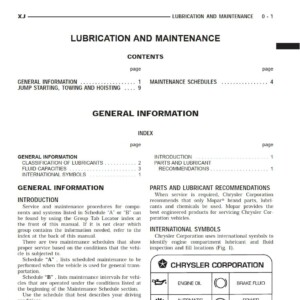 jeep cherokee 1997 workshop manual