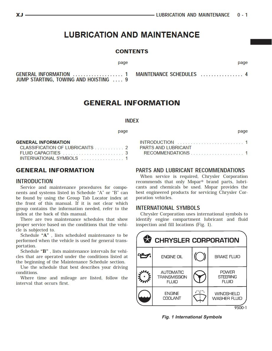 jeep cherokee 1997 workshop manual