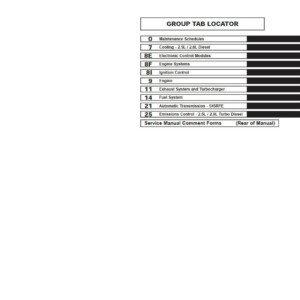 jeep liberty 2.8l diesel 2005 export service manual