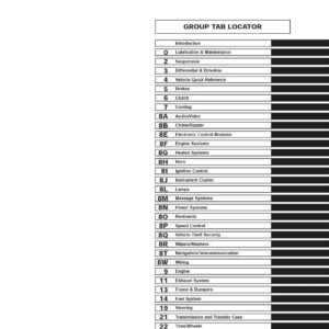 jeep liberty kj 2006 service manual