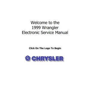 jeep wrangler 1997 1999 tj workshop manual