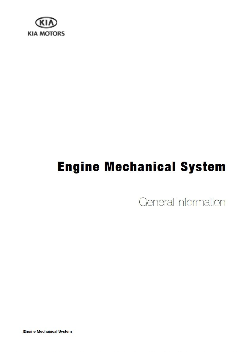 kia carnival 2009 2.9l diesel supplement workshop manual