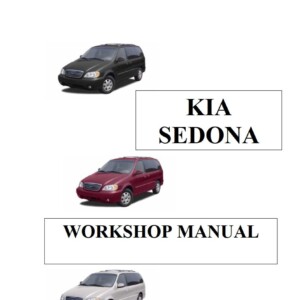 kia sedona workshop manual