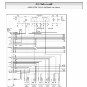 kia sedona xl 2006 workshop repair manual