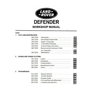 land rover defender 90 1993 workshop manual