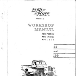 land rover series ii 1961 workshop manual