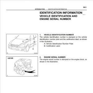 lexus is300 repair manual