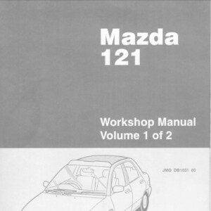 mazda 121 1990 workshop manual vol 1