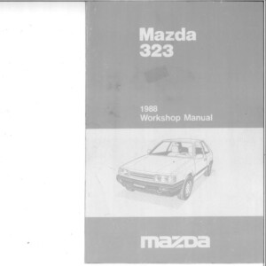 mazda 323 1988 v1.0 (turbo only) workshop manual