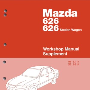 mazda 626 1999 station wagon workshop manual