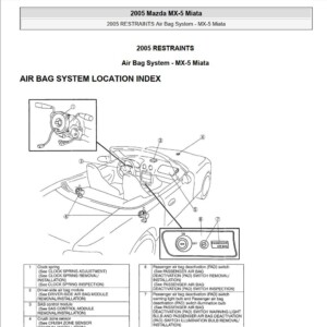 mazda mx 5 2005 workshop manual