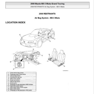 mazda mx 5 2008 workshop manual