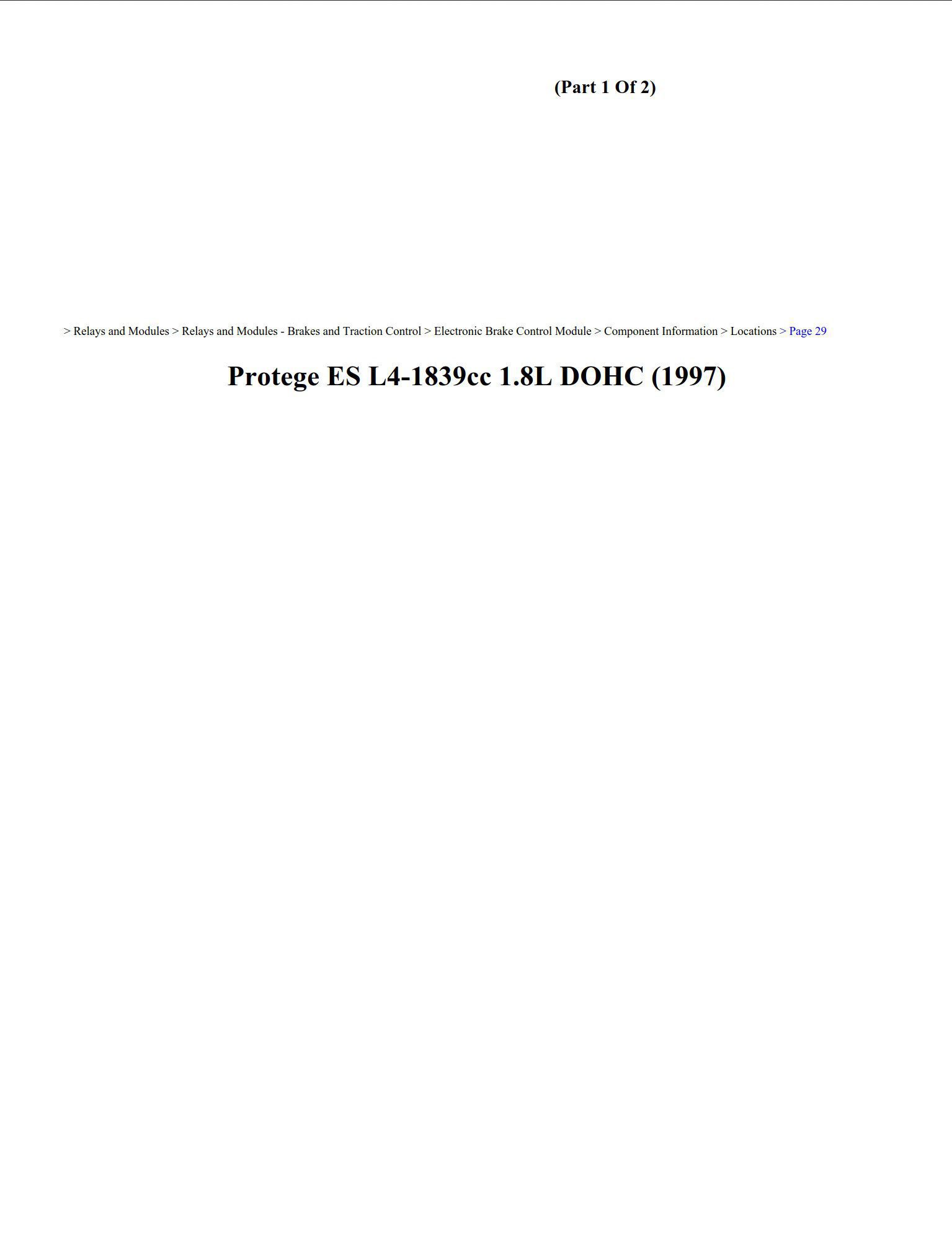 mazda protege 1997 1.8l dohc workshop manual