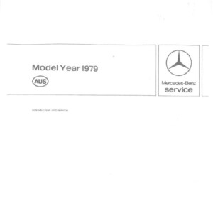 mercedes 280 1979 workshop manual service