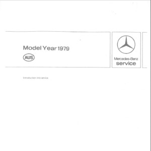 mercedes e 280 1979 workshop manual service