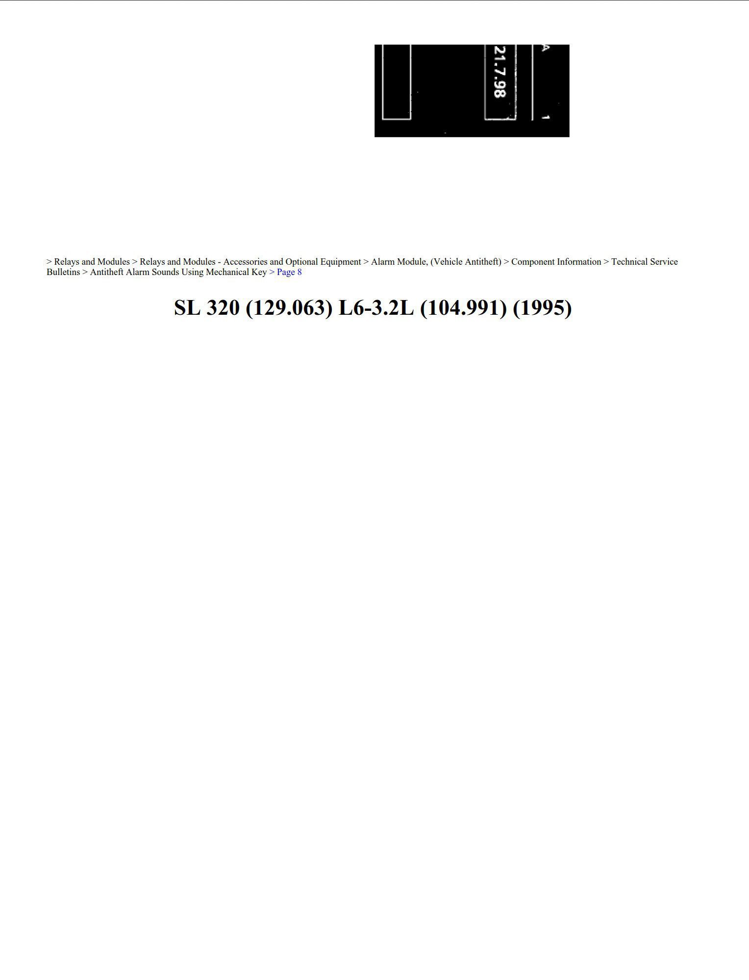 mercedes sl 320 1995 3.2l workshop manual