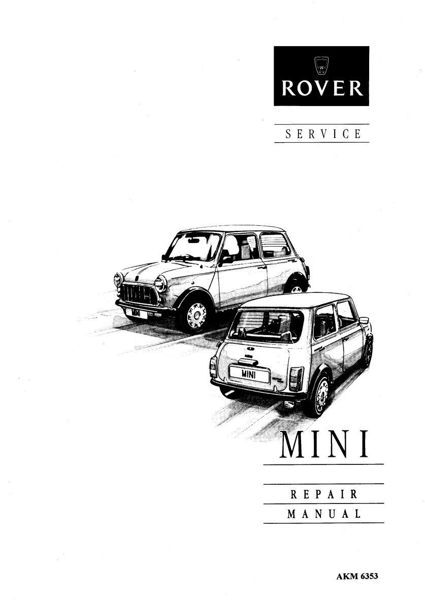 mini cooper 1976 1989 workshop manual