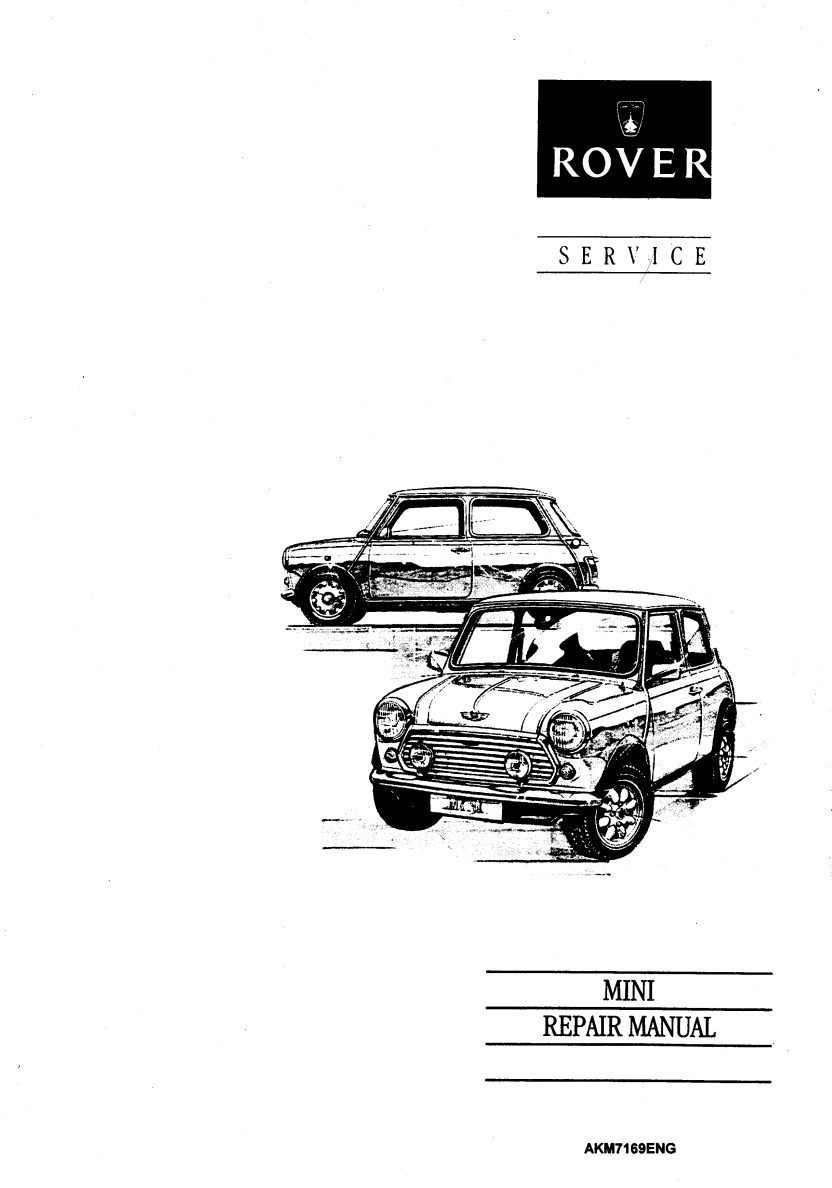 mini cooper cabrio1992 1996 workshop manual