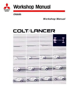 mitsubishi lancer 1996 workshop manual