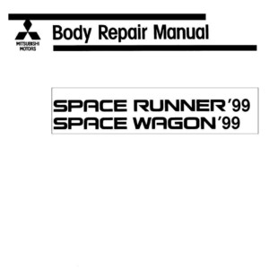 mitsubishi space wagon 1999 workshop manual