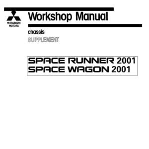 mitsubishi space wagon 2001 workshop manual