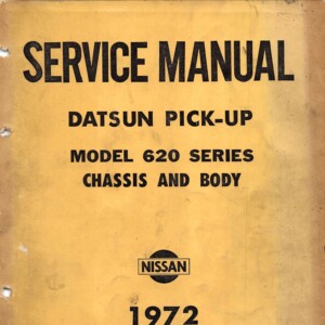 nissan king cab 1972 workshop manual