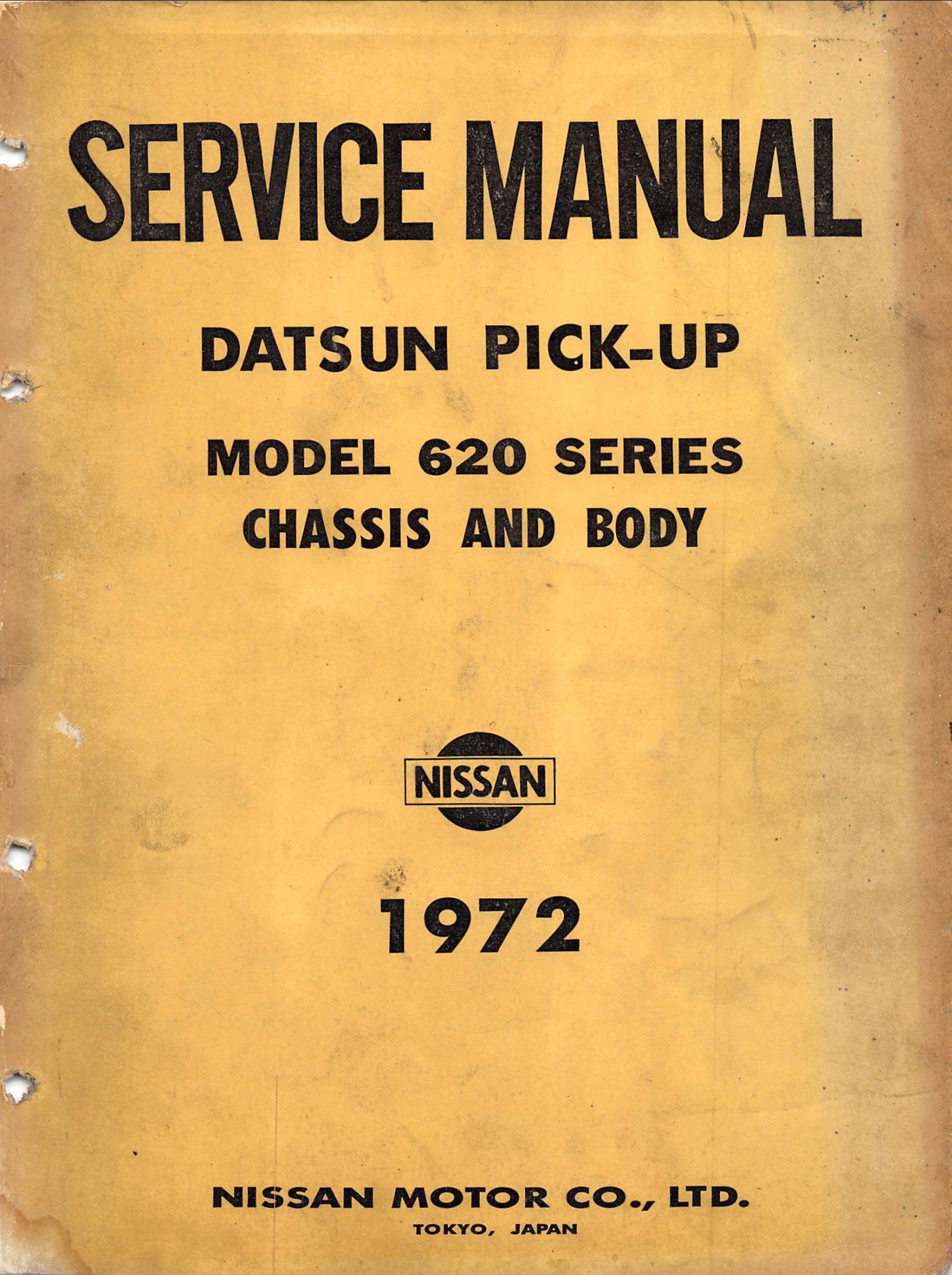 nissan king cab 1972 workshop manual