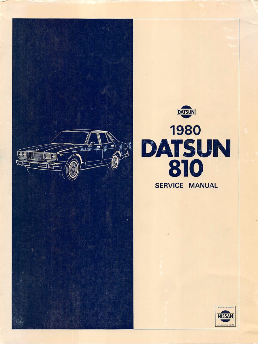 Nissan Maxima 1980 Workshop Manual: Complete Guide