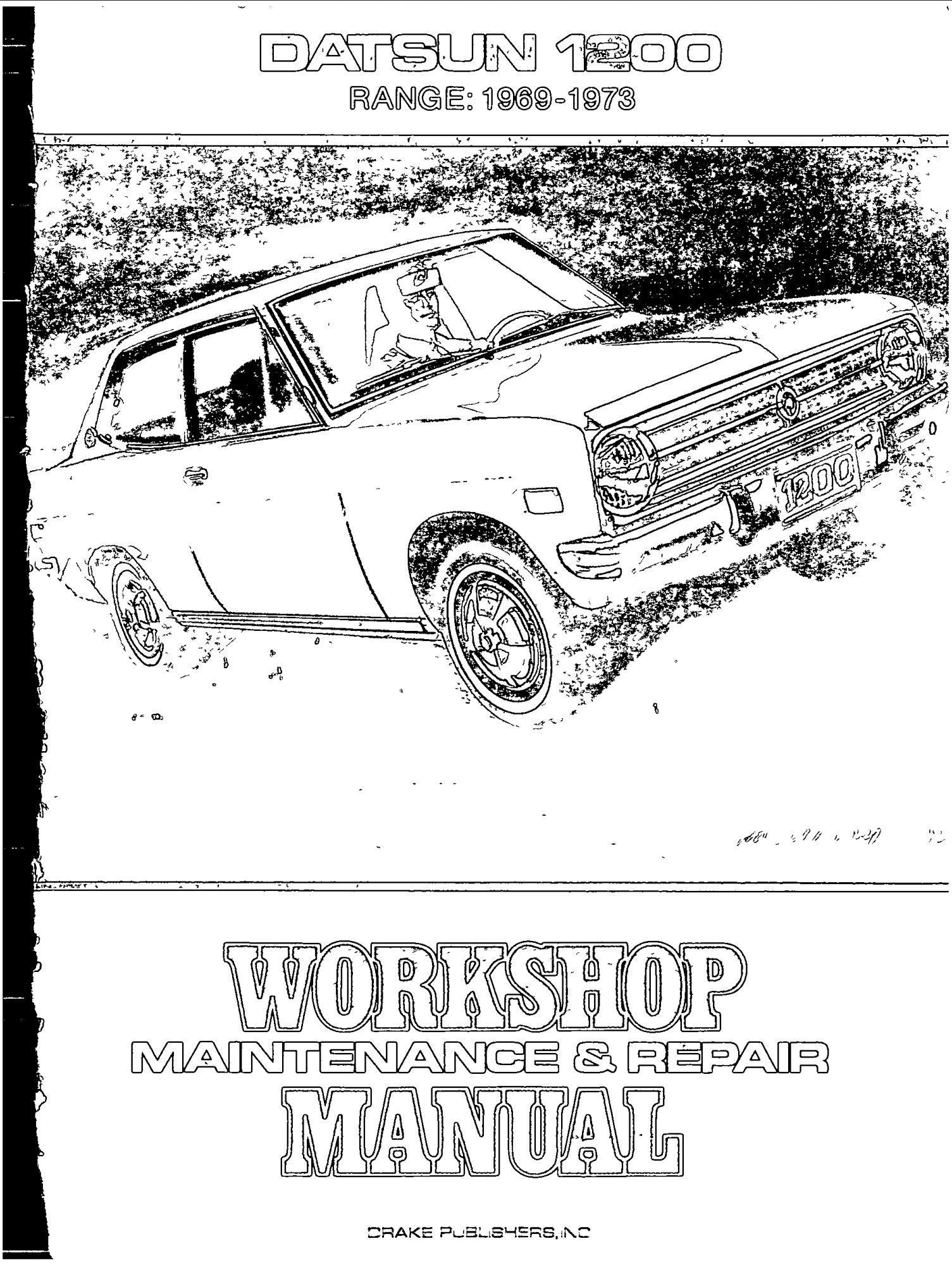 nissan sunny 1969 1973 workshop manual