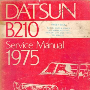 nissan sunny 1975 workshop manual