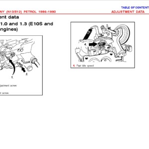 nissan sunny 1986 1990 workshop manual